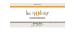 Desktop Screenshot of beautylounge-simbach.de